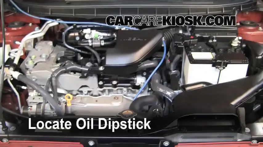 2008 Nissan Rogue SL 2.5L 4 Cyl. Oil Check Oil Level